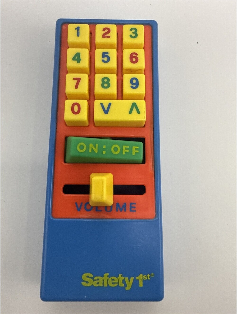 Vintage Safety 1st Kids Toy Pretend Television Remote Control TV Clicker